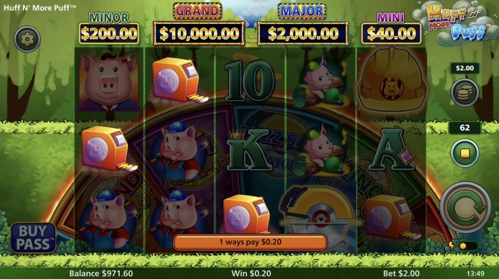 Huff N' More Puff Slot